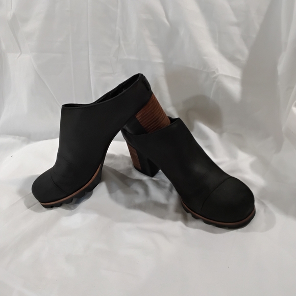 Sorel Wome's Black Mules Comfortable Stylish Footwear Size 8 - Picture 2 of 7